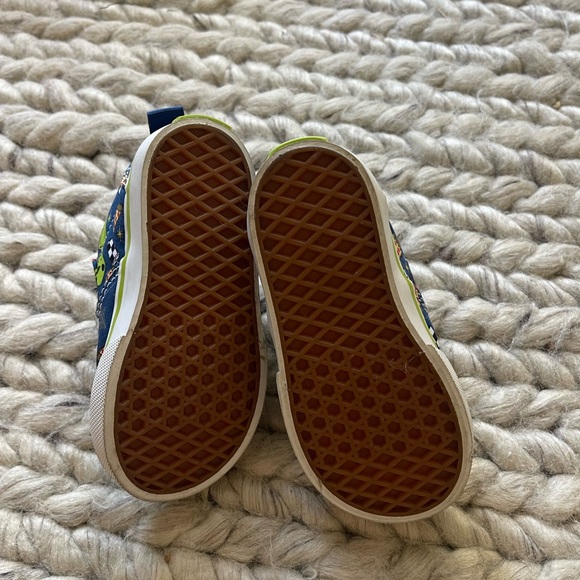 Toddler Alien Vans High Too Velcro Straps - Picture 2 of 5